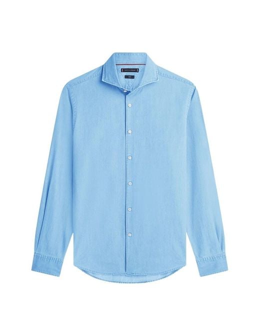 Tommy Hilfiger Blue Smart Casual Shirt for men