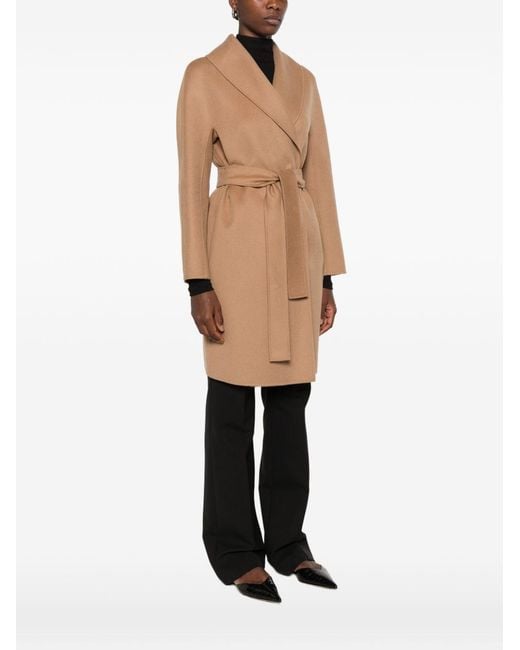 Max Mara Natural Wool Coat