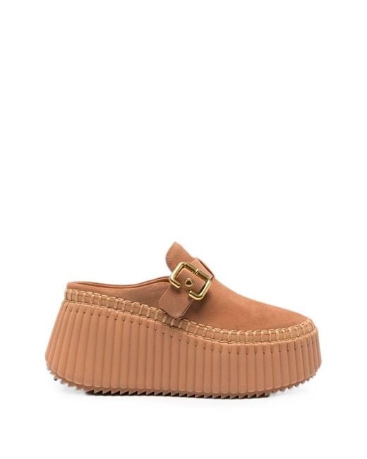 Chloé Brown Chloé Neutrals Shoes