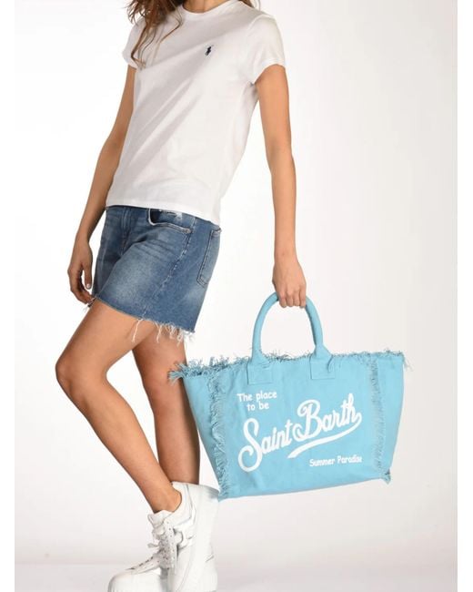 Mc2 Saint Barth Blue Vanity Bag for men