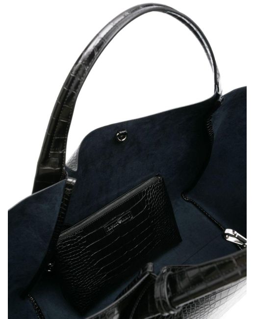 Emporio Armani Black Logo Shopping Bag