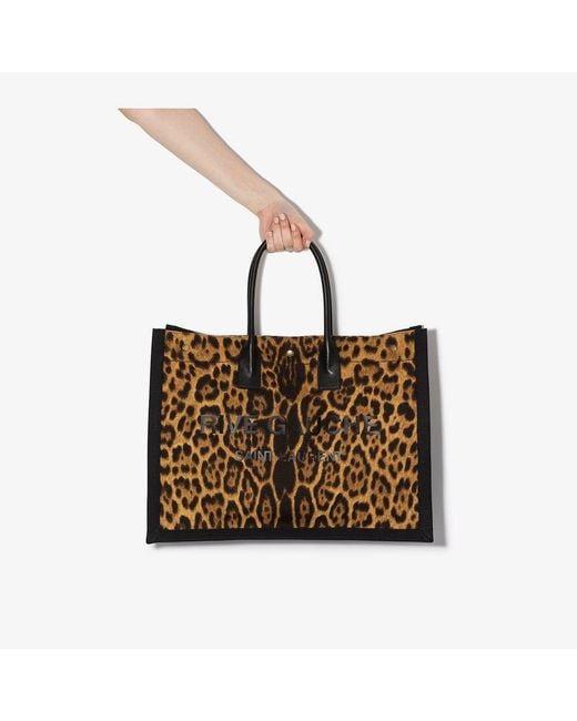 Sac rive gauche leopard sale