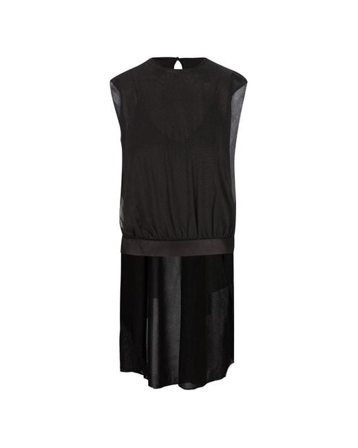Fendi Black Satin Silk Top