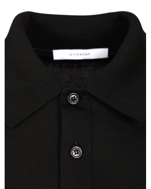 Givenchy Black Polo Shirt With Logo for men