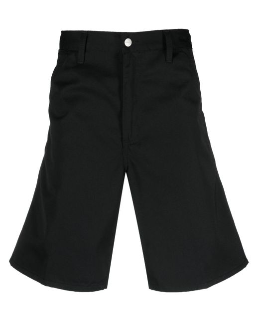 Carhartt Black Cotton Blend Bermuda Shorts for men