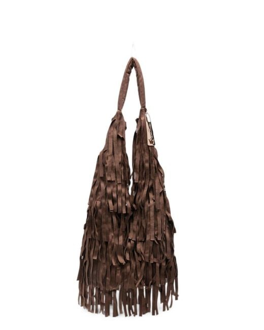 La Milanesa Brown Aretha Large Shoulder Bag