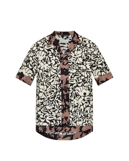 Dries Van Noten Black Carltone Shirt for men