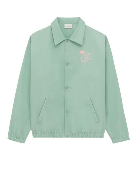 Drole de Monsieur Green Palmiers Slogan Shirt for men