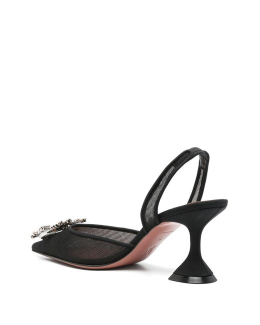 AMINA MUADDI Black Begum Slingback Pumps
