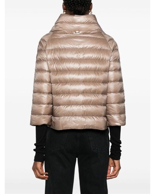 Herno Brown Sofia Short Down Jacket
