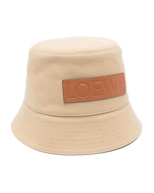 Loewe-Paulas Ibiza Natural Logo Bucket Hat