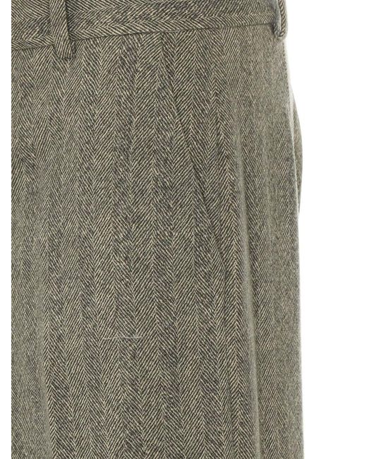 Circolo 1901 Gray Cotton Trousers