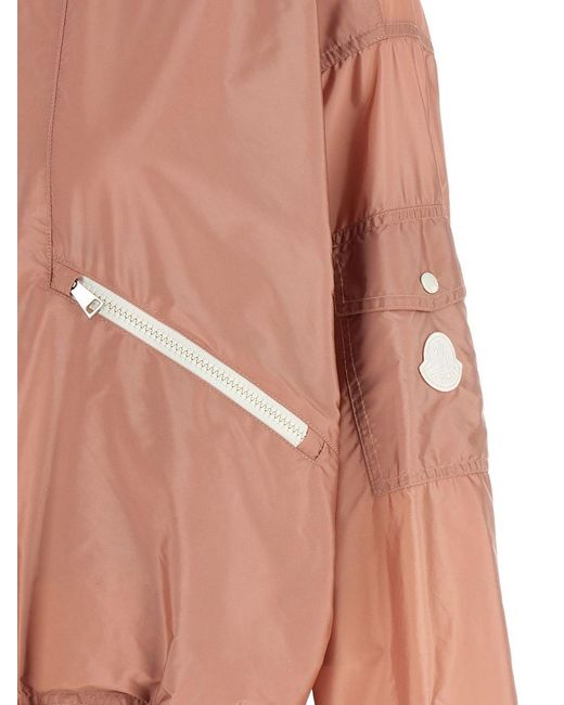 Moncler Pink Marmacy Nylon Blouson Jacket