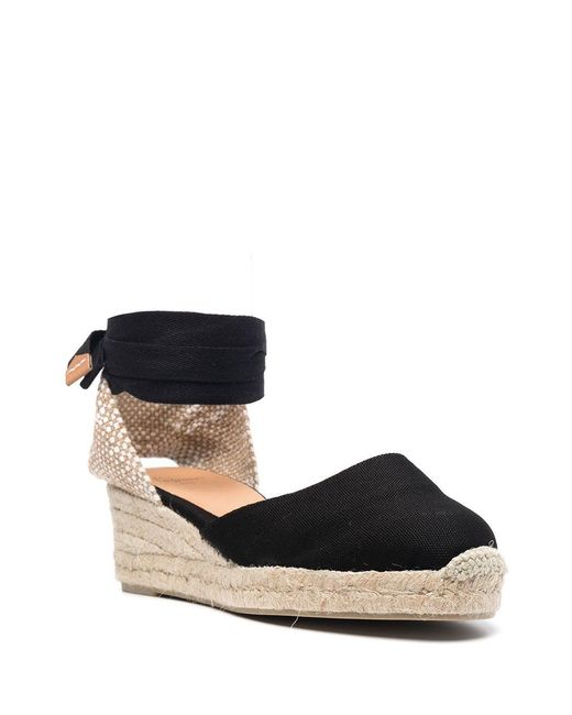 Castaner Black Carina Canvas Espadrilles