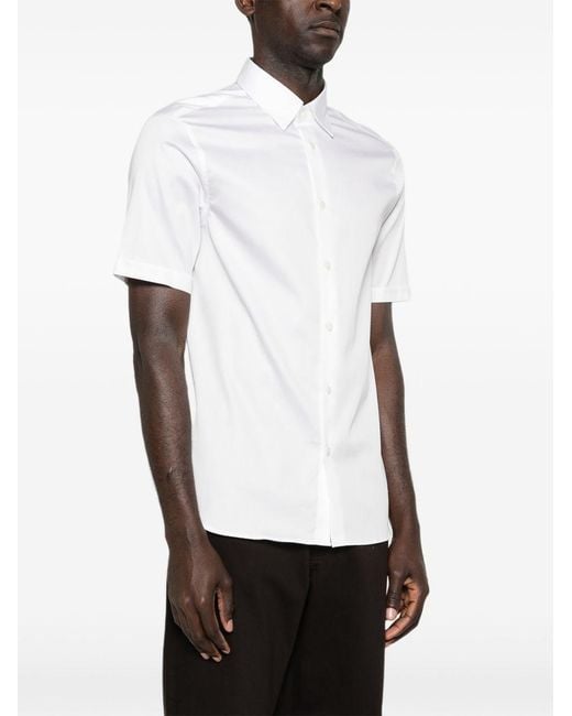 Emporio Armani White Cotton Shirt for men