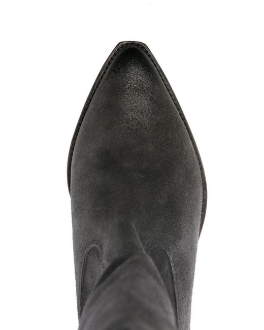 Isabel Marant Black Duerto Leather Boots