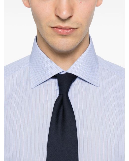 Brioni White Cotton Shirt for men
