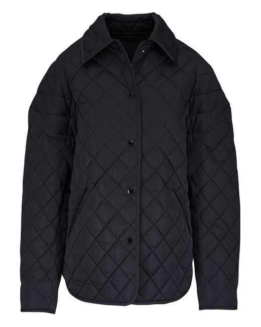 Totême Blue Quilted Jacket