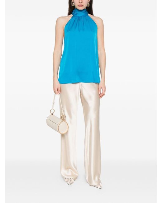 Silk95five Blue Villette Silk Top
