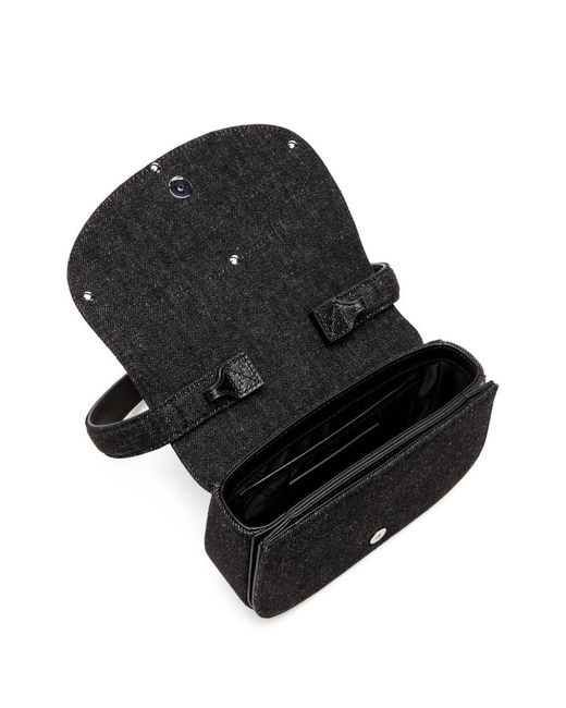 DIESEL Black 1Dr Denim Shoulder Bag