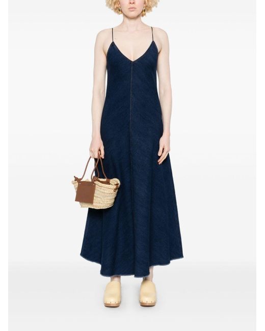 Abito Midi di Forte Forte in Blue