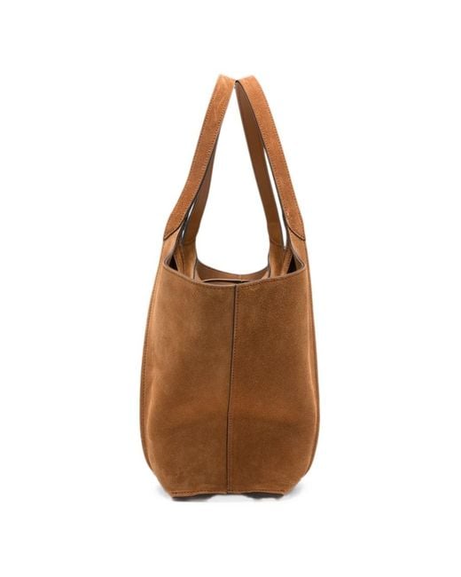 Tod's Brown T-Timeless Small Leather Tote Bag