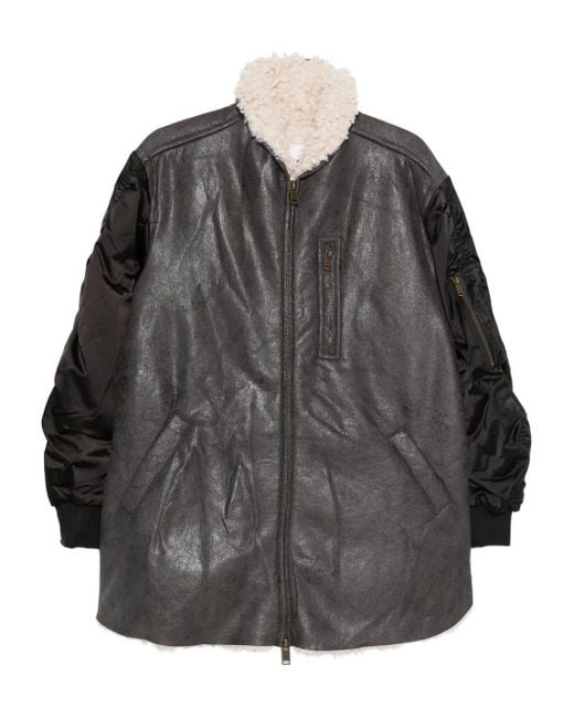 Isabel Marant Gray Leather Outerwears