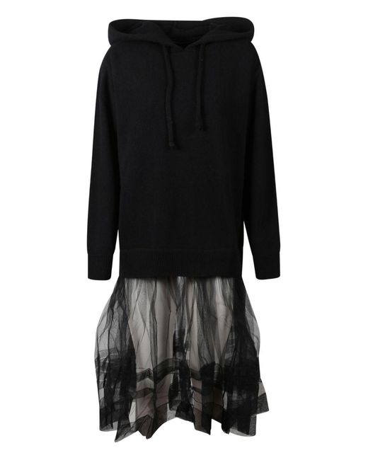 Jucca Black Hooded Sweetshirt