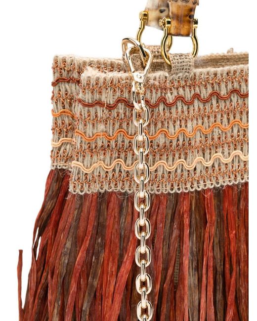 La Milanesa Brown Calla Medium Handbag