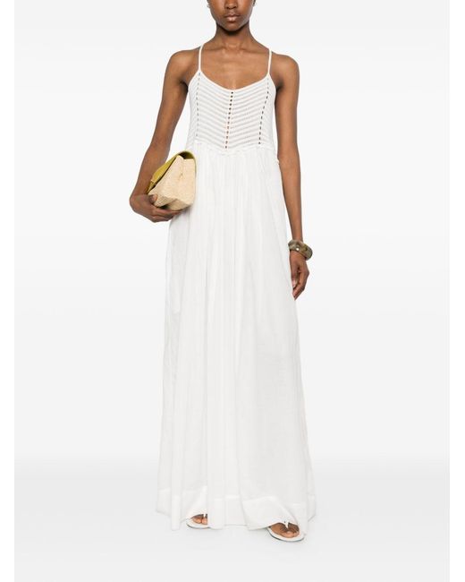 Jucca White Crochet Dress