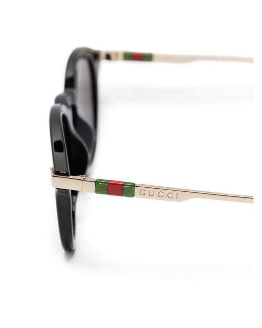 Occhiali Da Sole Rotondi di Gucci in Gray