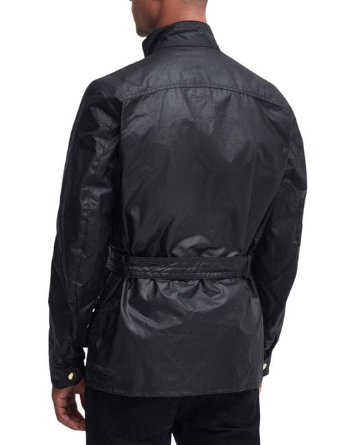 Barbour Black Puffer Jacket Axwell for men