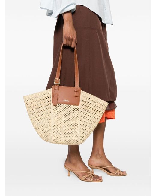 Loewe Natural Hammock Rafia Cabas Bag