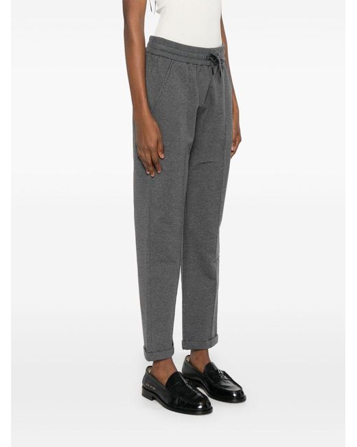 Brunello Cucinelli Gray Cotton Sweatpants