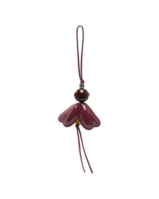 Loewe Metallic Blombee Leather Charm