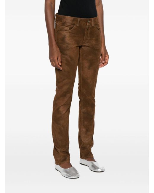 Isabel Marant Brown Marant Etoile Kelsie Trousers
