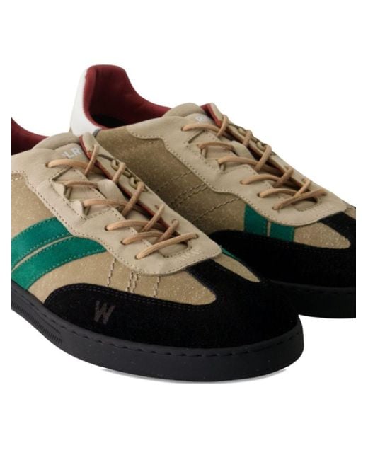 Woolrich Green Nubuck Sneaker for men
