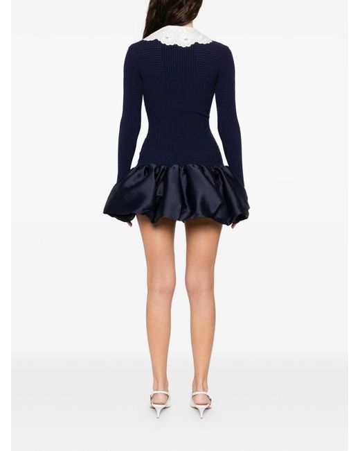 Self-Portrait Blue Dresses