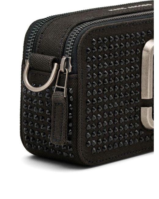 Borsa The Snapshot Con Cristalli di Marc Jacobs in Black