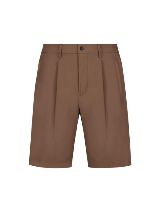 People Of Shibuya Brown Brak Bermuda Shorts for men