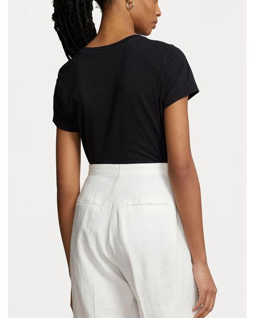 Polo Ralph Lauren Black V-Neck T-Shirt