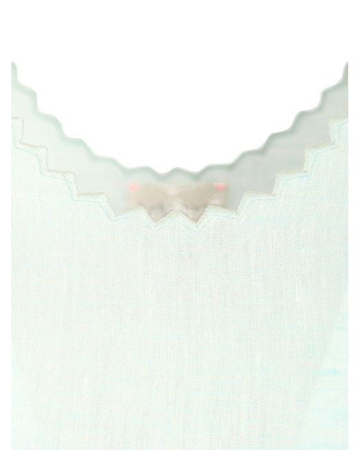 Forte_forte Blue Linen Top