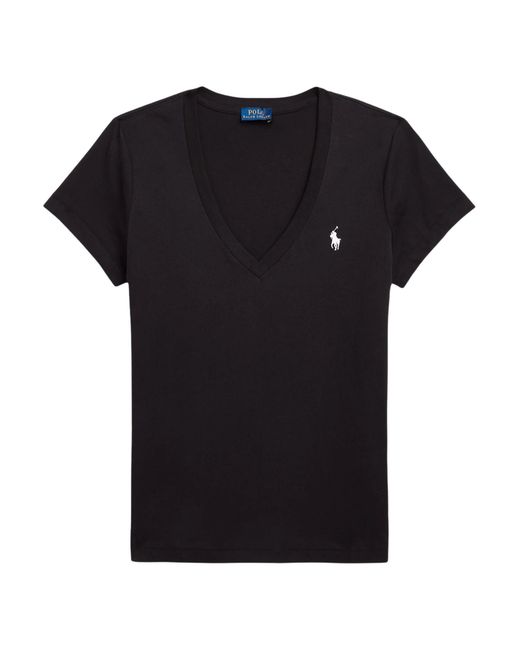 Polo Ralph Lauren Black V-Neck T-Shirt