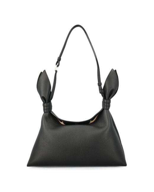 Loewe Black Scarf Medium Leather Shoulder Bag