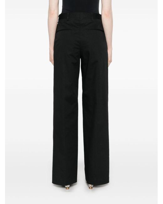 Dries Van Noten Black Portias Cotton Trousers