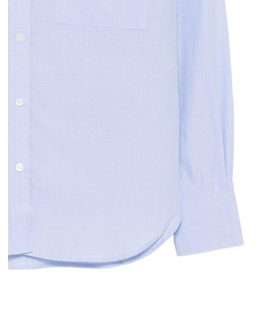 Closed Blue Cotton Oversized Shirt