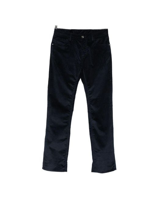 Etro Black Cotton Trousers for men