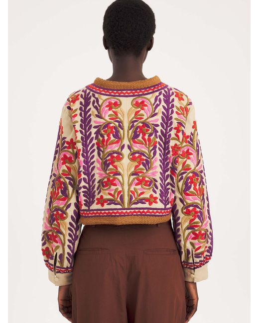Antik Batik Red Suna Jacket