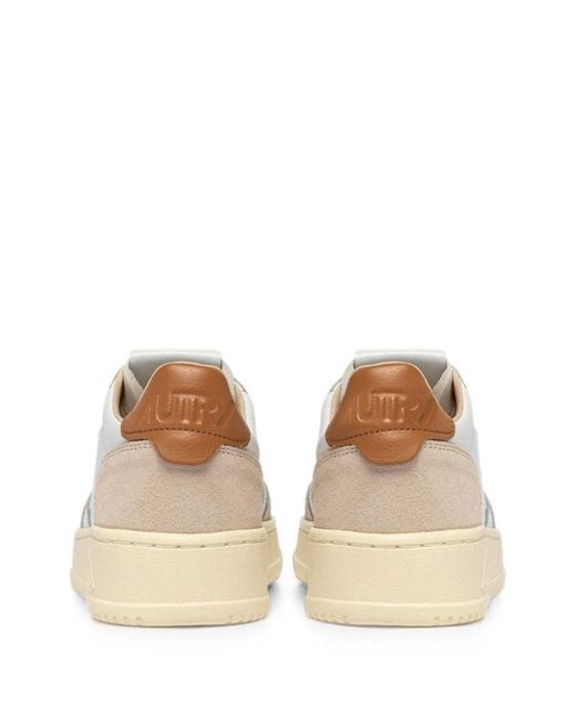 Autry White Medialist Low Sneakers for men