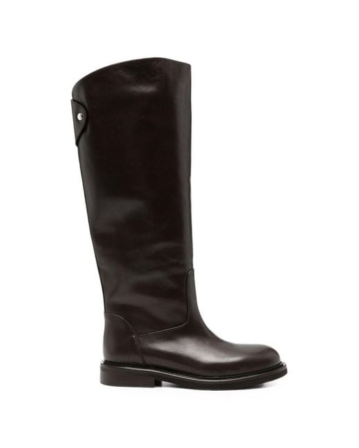 Poeve Black Finn Leather Boots